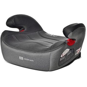 Inaltator Auto Pentru Copii i-Rider Isofix 125-150cm 6-12ani Gri