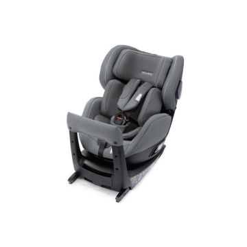 Recaro - Scaun auto i-Size Salia Prime, rotativ 360 grade, cu Isofix, 0-18 kg, Silent Grey