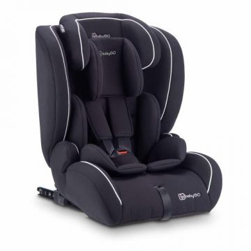 Scaun auto BabyGo i-Size FreeFix Black, 76-150 cm, certificat R129 (Negru)