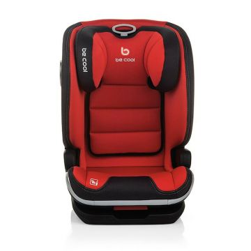 Scaun auto, Be Cool, Mars, I-Size, 100-150 cm, 4-12 ani, Cu isofix, Protectie superioara in caz de impact lateral - SPS, Cu tetiera reglabila, Conform cu standardul european de securitate ECE R129, Scarlet