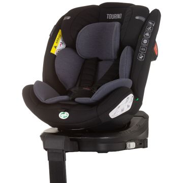 Scaun auto Chipolino Tourino I-Size 40-150 cm obsidian cu sistem Isofix