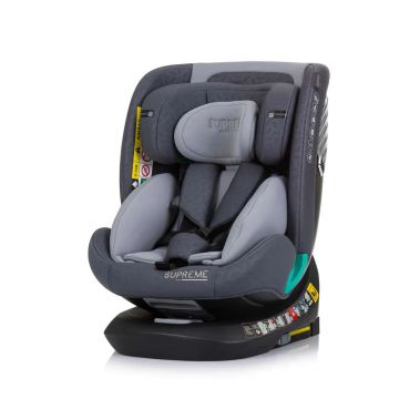 Scaun auto cu isofix Chipolino I Size Supreme 360 40-150 cm 2024 Granite