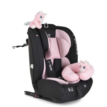 Scaun auto cu isofix Moni I-Safe I-Size (76-150 cm) 2024 Pink