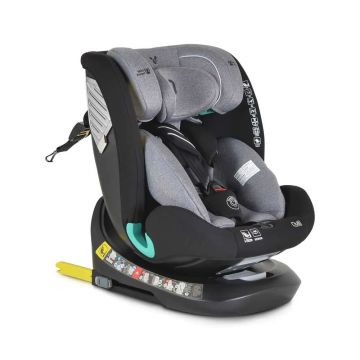 Scaun auto cu isofix Moni Quill I-Size (40-150 cm) 360 2024 Gri