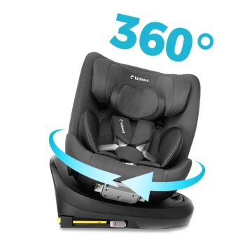 Scaun auto cu isofix rotativ 360 i-Size 40-150 cm Kidnort Radjur Blue