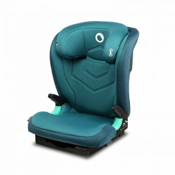 Scaun auto, Lionelo, Neal Turquoise, Spatar reglabil, Baza i-size, 15-36 Kg, cu Isofix, Conform cu standardul european de securitate ECE R129, Verde