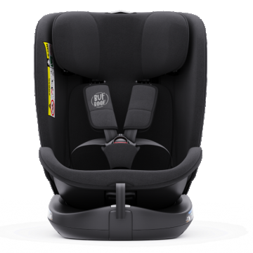 Scaun auto rotativ cu isofix B-Joy Deluxe Buf Boof iSize 40-150 cm black