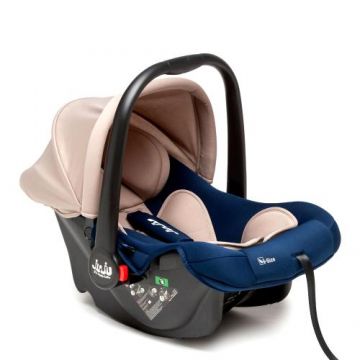 Cos Auto Juju Baby Boo i-Size, R129, 0 -15 luni, Albastru/Bej