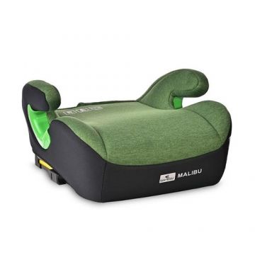 Inaltator auto pentru copii Lorelli Malibu, Isofix, 6-12 Ani, 125-150 cm, Negru/Verde