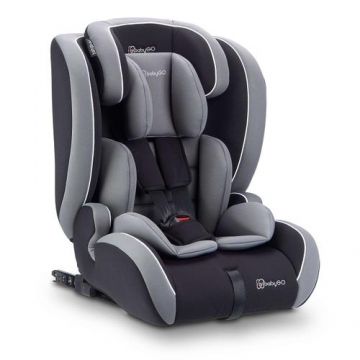 Scaun auto BabyGo i-Size FreeFix Grey, 76-150 cm, certificat R129, Gri Scaun auto BabyGo i-Size FreeFix Grey, 76-150 cm, certificat R129, Gri