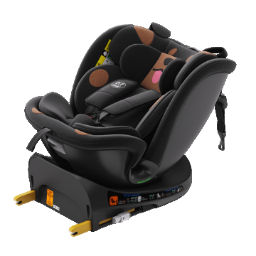 Scaun auto Buf Boof B-Joy Deluxe BlackDog iSize cu isofix, pozitie somn 155 grade, rotativ 360 grade, 40-150 cm Scaun auto Buf Boof B-Joy Deluxe BlackDog iSize cu isofix, pozitie somn 155 grade, rotativ 360 grade, 40-150 cm