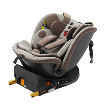 Scaun auto Buf Boof B-Joy Deluxe BrownDog iSize cu isofix, pozitie somn 155 grade, rotativ 360 grade, 40-150 cm Scaun auto Buf Boof B-Joy Deluxe BrownDog iSize cu isofix, pozitie somn 155 grade, rotativ 360 grade, 40-150 cm