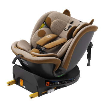 Scaun auto Buf Boof B-Joy Deluxe OrangeCat iSize cu isofix, pozitie somn 155 grade, rotativ 360 grade, 40-150 cm Scaun auto Buf Boof B-Joy Deluxe OrangeCat iSize cu isofix, pozitie somn 155 grade, rotativ 360 grade, 40-150 cm