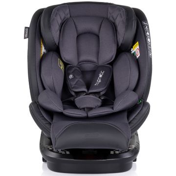 Scaun auto Chipolino Hypnotic Anthracite I-Size 40-150 cm cu sistem Isofix, Top tether, Sezut rotativ Scaun auto Chipolino Hypnotic Anthracite I-Size 40-150 cm cu sistem Isofix, Top tether, Sezut rotativ