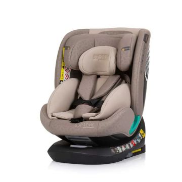 Scaun auto cu isofix Chipolino I Size Supreme 360 40-150 cm 2024 Makadamia