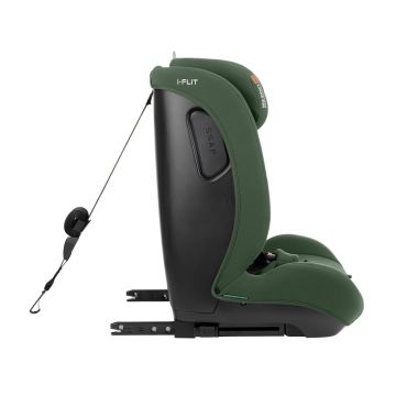 Scaun auto cu isofix KikkaBoo 76-150 cm i-Flit i-SIZE Army Green