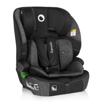 Scaun auto i-Size, Lionelo, Levi Fix, 76 - 150 cm, 1/2/3, ISOFIX + Top Tether, Tetiera reglabila in 10 pozitii, Insertie ergonomica Dri-Seat, Tapiterie lavabila, Testat la impact, Baza lata, Cotiere practice, Conform cu R129, Negru/Gri Scaun auto i-Size, Lionelo, Levi Fix, 76 - 150 cm, 1/2/3, ISOFIX + Top Tether, Tetiera reglabila in 10 pozitii, Insertie ergonomica Dri-Seat, Tapiterie lavabila, Testat la impact, Baza lata, Cotiere practice, Conform cu R129, Negru/Gri