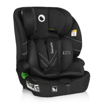Scaun auto i-Size, Lionelo, Levi Fix, 76 - 150 cm, 1/2/3, ISOFIX + Top Tether, Tetiera reglabila in 10 pozitii, Insertie ergonomica Dri-Seat, Tapiterie lavabila, Testat la impact, Baza lata, Cotiere practice, Conform cu R129, Negru Scaun auto i-Size, Lionelo, Levi Fix, 76 - 150 cm, 1/2/3, ISOFIX + Top Tether, Tetiera reglabila in 10 pozitii, Insertie ergonomica Dri-Seat, Tapiterie lavabila, Testat la impact, Baza lata, Cotiere practice, Conform cu R129, Negru
