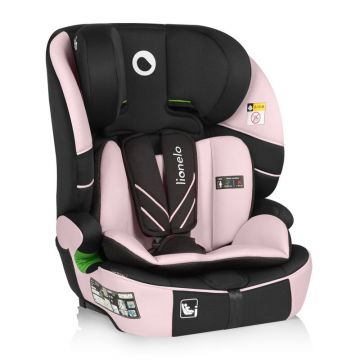 Scaun auto i-Size, Lionelo, Levi Fix, 76 - 150 cm, 1/2/3, ISOFIX + Top Tether, Tetiera reglabila in 10 pozitii, Insertie ergonomica Dri-Seat, Tapiterie lavabila, Testat la impact, Baza lata, Cotiere practice, Conform cu R129, Roz Scaun auto i-Size, Lionelo, Levi Fix, 76 - 150 cm, 1/2/3, ISOFIX + Top Tether, Tetiera reglabila in 10 pozitii, Insertie ergonomica Dri-Seat, Tapiterie lavabila, Testat la impact, Baza lata, Cotiere practice, Conform cu R129, Roz