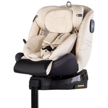Scaun auto pentru copii Chipolino Premium Biscotta i-Size, rotativ, 40-150 cm, sistem isofix si picior de suport, protectie la impact lateral SPS, tetiera reglabila, husa detasabila Scaun auto pentru copii Chipolino Premium Biscotta i-Size, rotativ, 40-150 cm, sistem isofix si picior de suport, protectie la impact lateral SPS, tetiera reglabila, husa detasabila