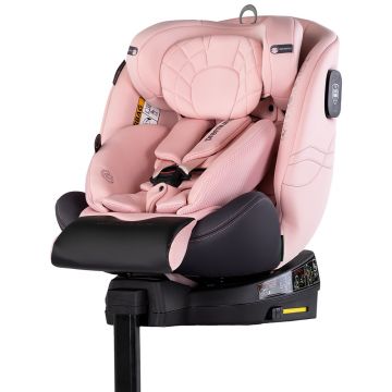 Scaun auto pentru copii Chipolino Premium Pink Marshmallow i-Size, rotativ, 40-150 cm, sistem isofix si picior de suport, protectie la impact lateral SPS, tetiera reglabila, husa detasabila Scaun auto pentru copii Chipolino Premium Pink Marshmallow i-Size, rotativ, 40-150 cm, sistem isofix si picior de suport, protectie la impact lateral SPS, tetiera reglabila, husa detasabila