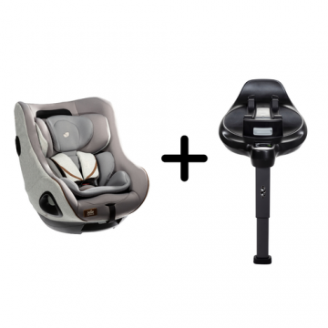 Set scaun auto rotativ i-Size Joie i-Harbour Signature Oyster, 40-105 cm + Baza i-Size i-Base Encore, testat ADAC si certificat R129 Set scaun auto rotativ i-Size Joie i-Harbour Signature Oyster, 40-105 cm + Baza i-Size i-Base Encore, testat ADAC si certificat R129