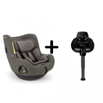 Set scaun auto rotativ Nuna i-Size TODL next Thunder, 40-105 cm + Baza isofix BASE next i-Size pentru TODL next, testat ADAC Set scaun auto rotativ Nuna i-Size TODL next Thunder, 40-105 cm + Baza isofix BASE next i-Size pentru TODL next, testat ADAC