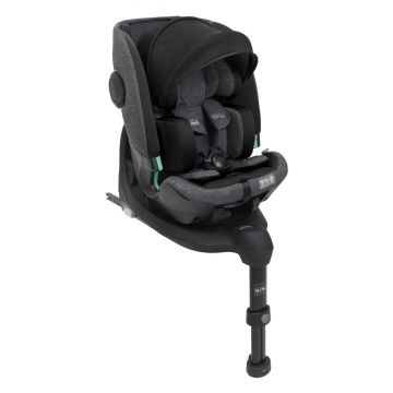 Scaun auto Chicco Bi-Seat i-Size Air cu baza Isofix, BlackAir (negru), 40-150 cm (de la nastere pana la 12 ani)