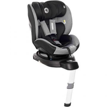 Scaun auto ISOFIX i-Size Lorelli Proxima, rotativ, 40-105 cm, Gri/Negru